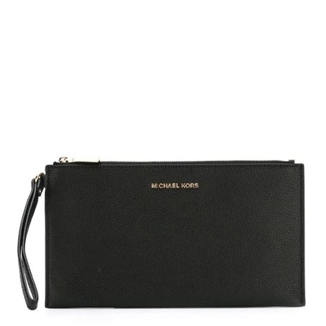 michael michael kors mercer large tech zip clutch 